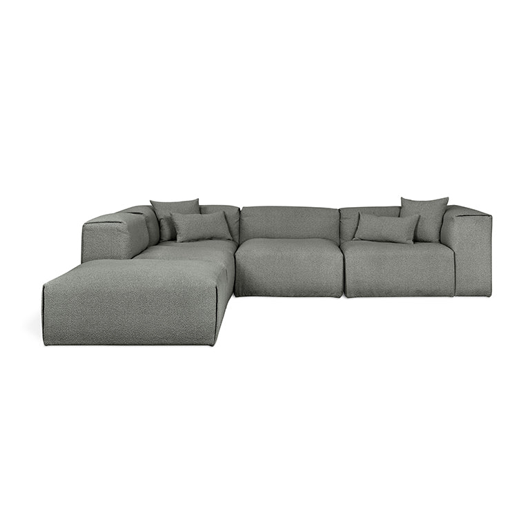 Gus* Modern NEST Morris Scoria left facing modular 5pc sectional