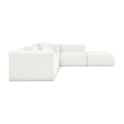 Gus* Modern NEST Morris Bone right facing modular 5pc sectional