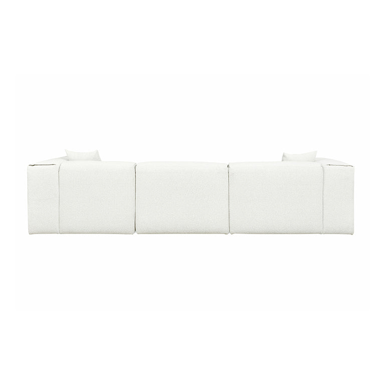 Gus* Modern NEST Morris Bone right facing modular 5pc sectional