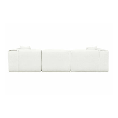 Gus* Modern NEST Morris Bone right facing modular 5pc sectional