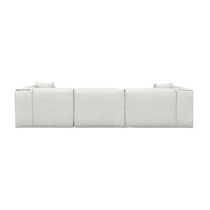 Gus* Modern NEST Morris Fog right facing modular 5pc sectional