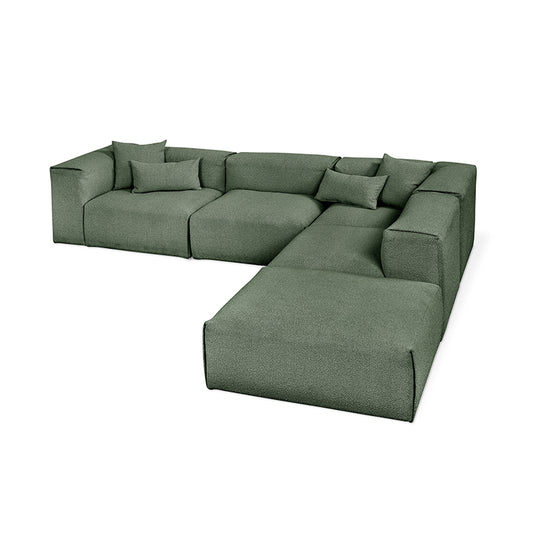 Gus* Modern NEST Morris Pine right facing modular 5pc sectional
