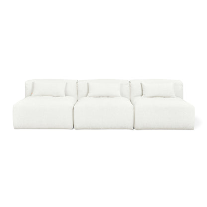 Gus* Modern NEST Morris Bone modular 3pc armless sofa