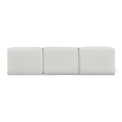 Gus* Modern NEST Morris Fog modular 3pc armless sofa