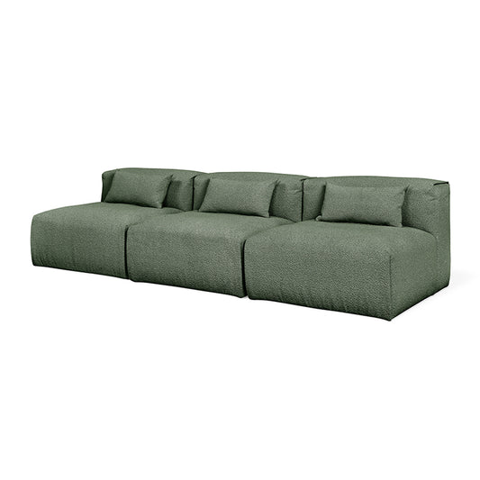 Gus* Modern NEST Morris Pine modular 3pc armless sofa