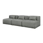 Gus* Modern NEST Morris Scoria modular 3pc armless sofa