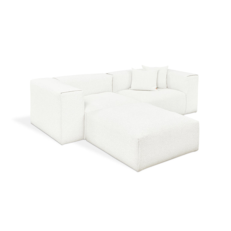 Gus* Modern NEST Morris Bone modular 3pc sectional