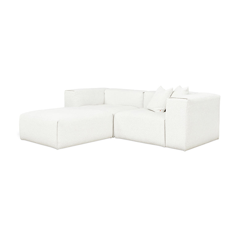 Gus* Modern NEST Morris Bone modular 3pc sectional