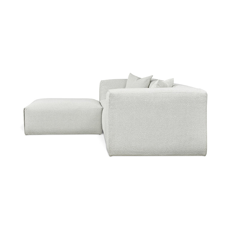 Gus* Modern NEST Morris Fog modular 3pc sectional