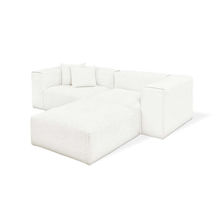 Gus* Modern NEST Morris Bone modular 3pc sectional