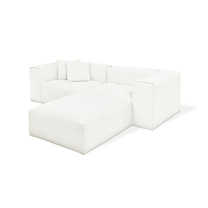 Gus* Modern NEST Morris Bone modular 3pc sectional