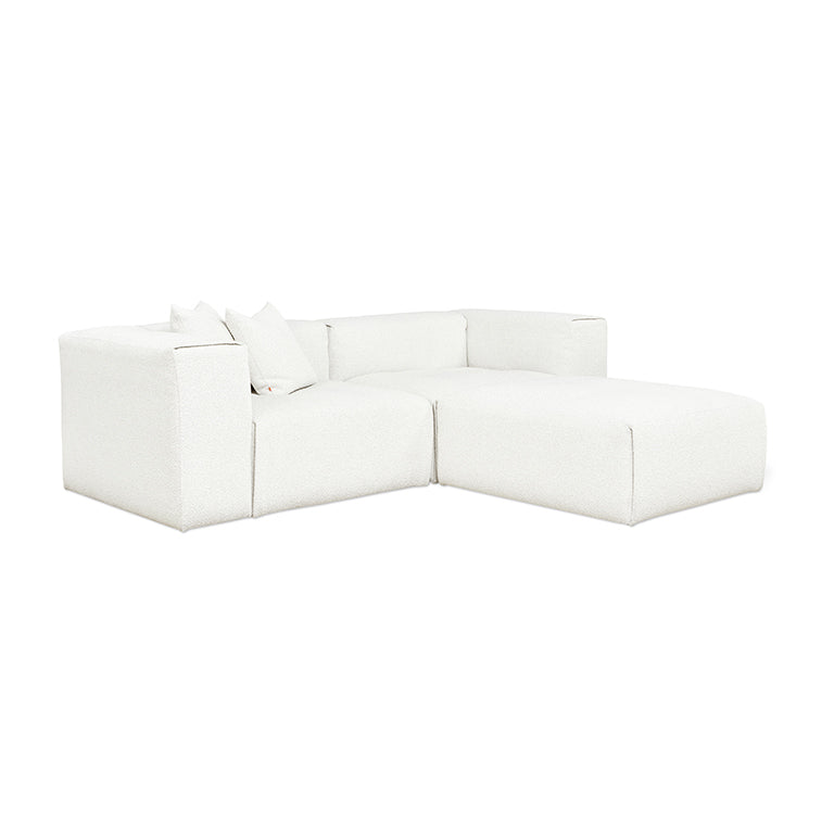 Gus* Modern NEST Morris Bone modular 3pc sectional