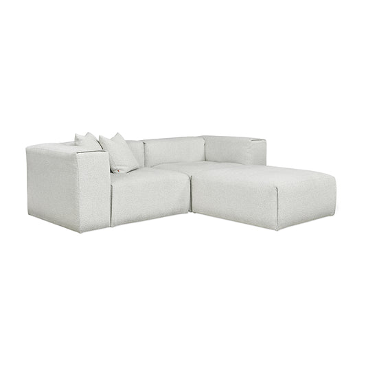 Gus* Modern NEST Morris Fog modular 3pc sectional