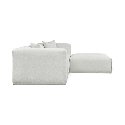 Gus* Modern NEST Morris Fog modular 3pc sectional