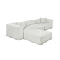 Gus* Modern NEST Morris Fog modular 4pc sectional