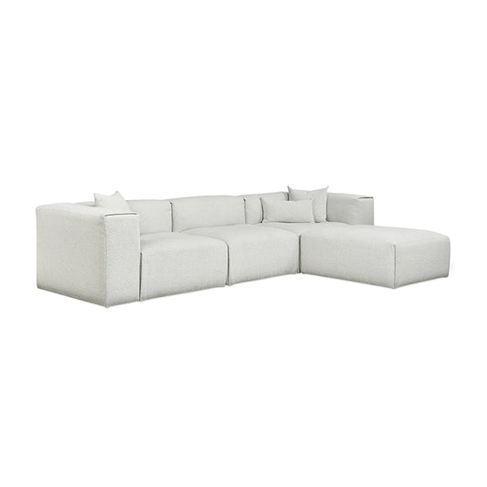 Gus* Modern NEST Morris Fog modular 4pc sectional