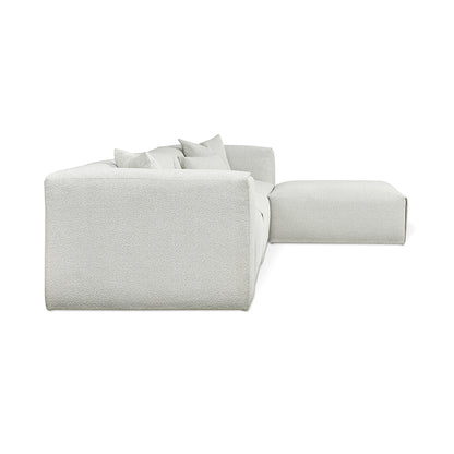 Gus* Modern NEST Morris Fog modular 4pc sectional