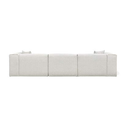 Gus* Modern NEST Morris Fog modular 4pc sectional