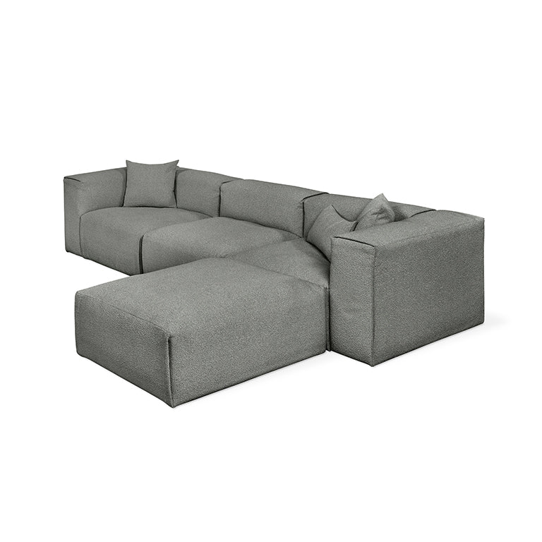 Gus* Modern NEST Morris Scoria modular 4pc sectional