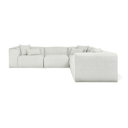 Gus* Modern NEST Morris Fog modular 5pc corner sectional