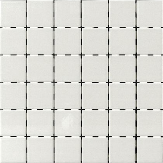 ONTARIO Tender Grey 2 x 2 square mosaic matte wall / floor tile