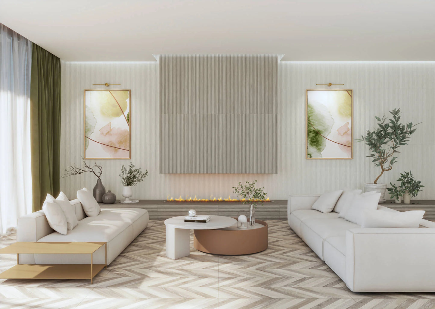 OSAKA Grey 24 x 48 matte wood effect wall tile