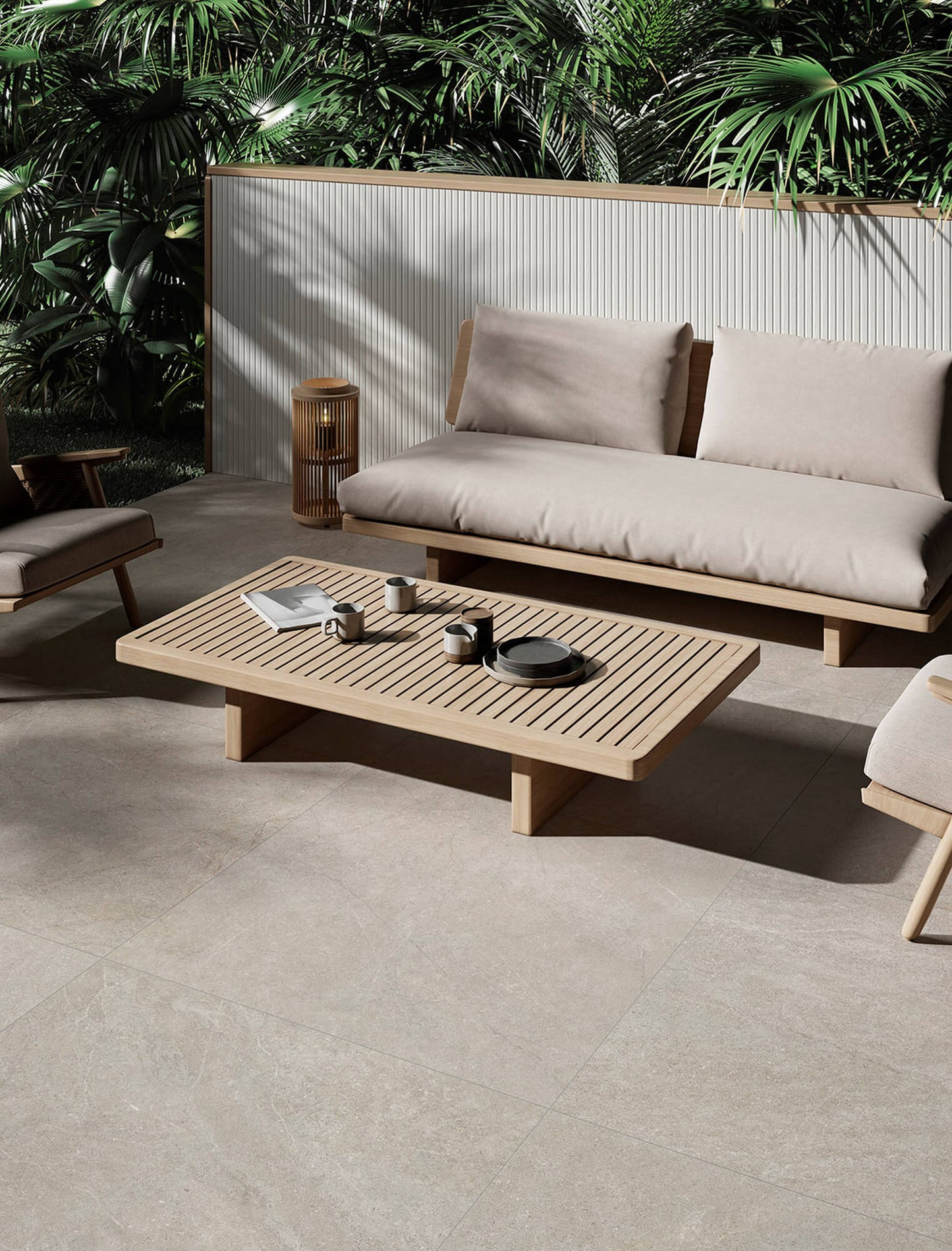 OSAKA White 24 x 48 matte porcelain wall tile