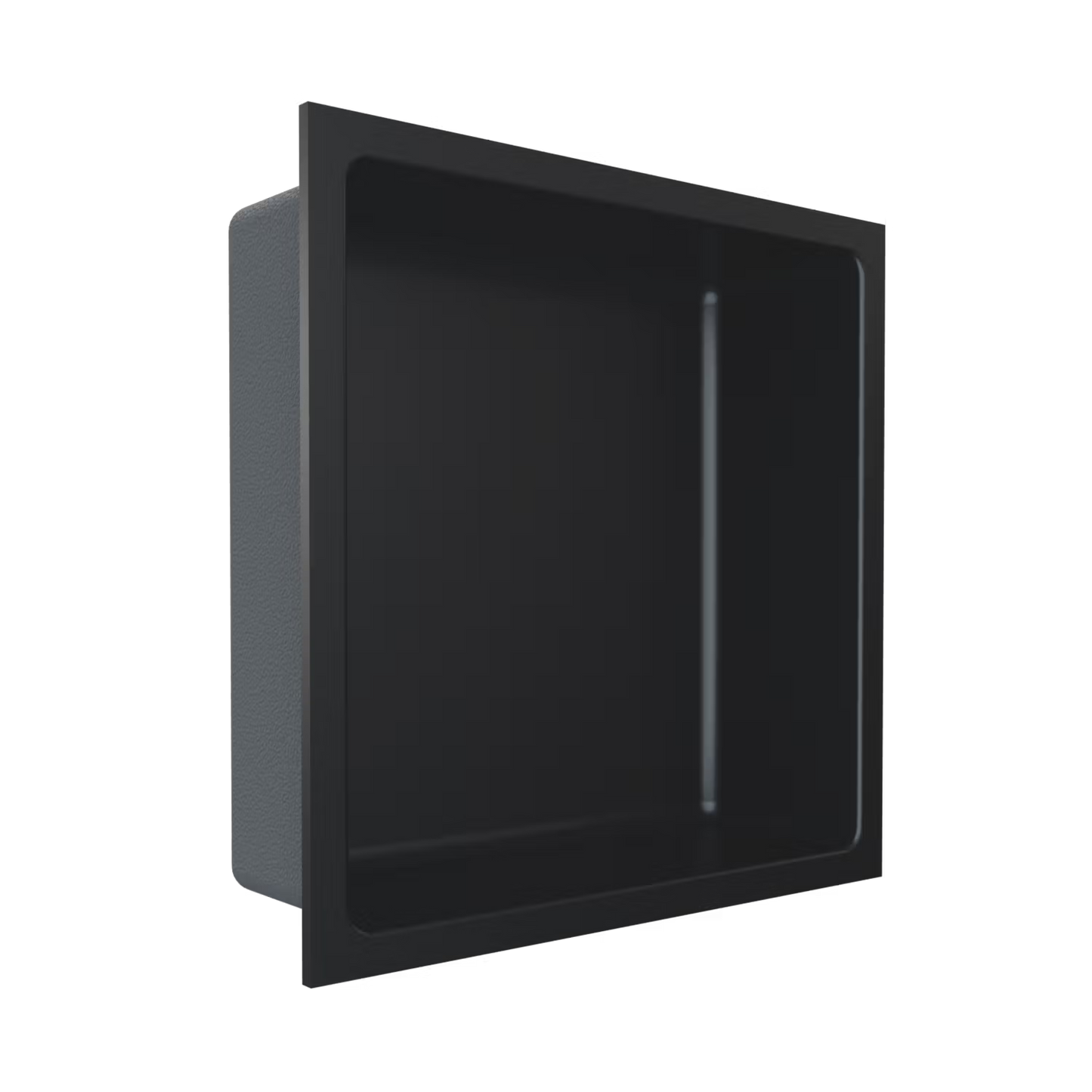 FUSION Black 12 x 12 stainless steel niche