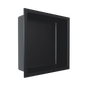 FUSION Black 12 x 12 stainless steel niche
