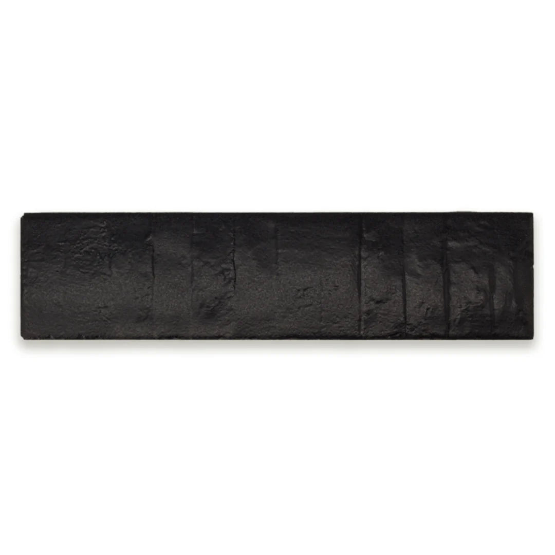 RHYTHM Black 3 x 12 matte wall tile