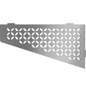 Schluter®-SHELF-E FLORAL Stainless SHELF-E quadrilateral shelf