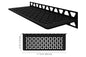 Schluter® FLORAL Matte Black SHELF-W rectangular shelf