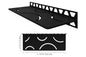 Schluter® SHELF-W Matte Black CURVE wall shelf