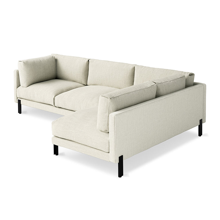 Gus* Modern SILVERLAKE Sutton Canvas sectional (right)