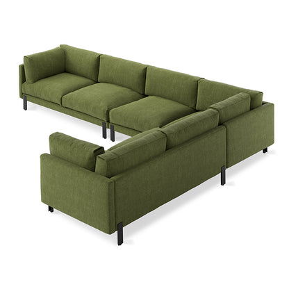 Gus* Modern SILVERLAKE Bastille Clover xl sectional (right)