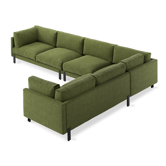 Gus* Modern SILVERLAKE Bastille Clover xl sectional (right)