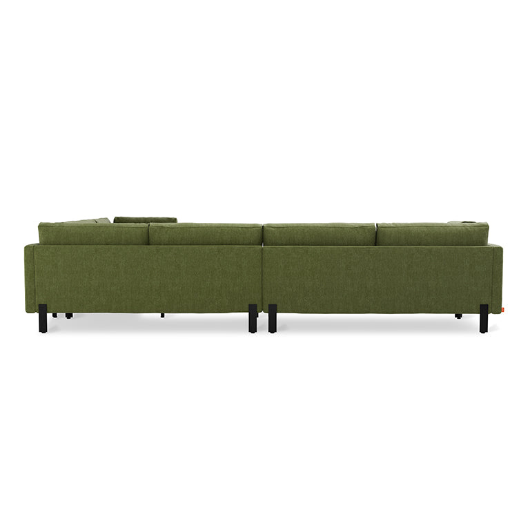 Gus* Modern SILVERLAKE Bastille Clover xl sectional (right)