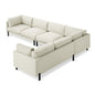 Gus* Modern SILVERLAKE Sutton Canvas xl sectional (right)