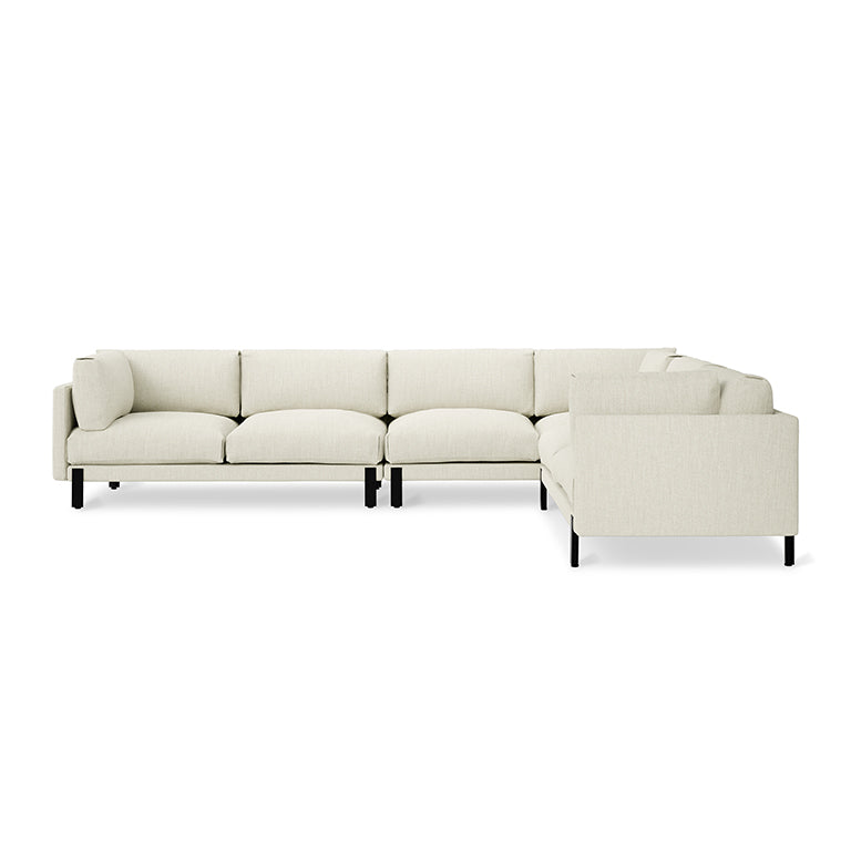 Gus* Modern SILVERLAKE Sutton Canvas xl sectional (right)