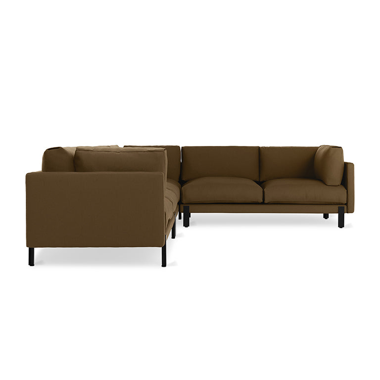 Gus* Modern SILVERLAKE Velvet Cocoa xl sectional (right)