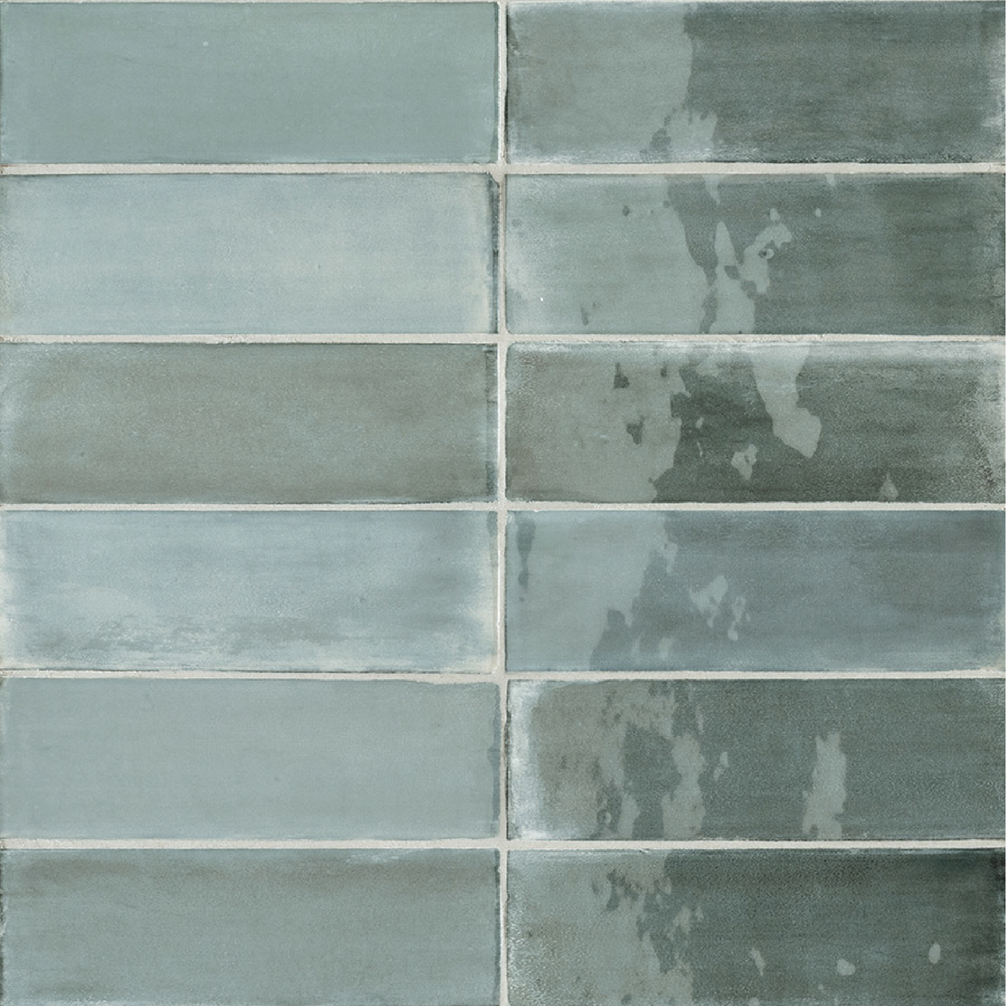 TBRICK Shark 2 x 6.5 zellige style glossy wall tile