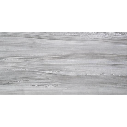 TIMELESS Light Grey 12 x 24 travertine effect matte wall / floor tile