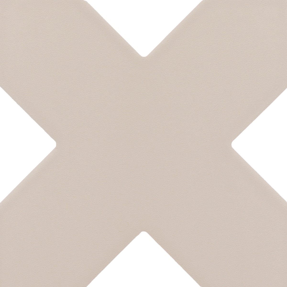 PORTO Taupe 5 x 5 "cross" and / or 6.5 x 6.5 "star" porcelain matte wall / floor tile