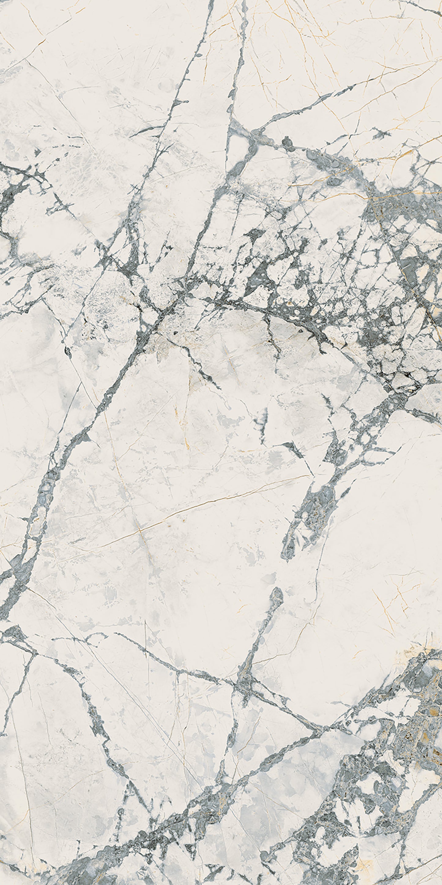 THE ROOM Invisible White 24 x 48 marble style polished wall / floor tile