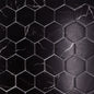 VENETTA Marquina hexagon 3 x 3 mosaic marble style wall / floor tile
