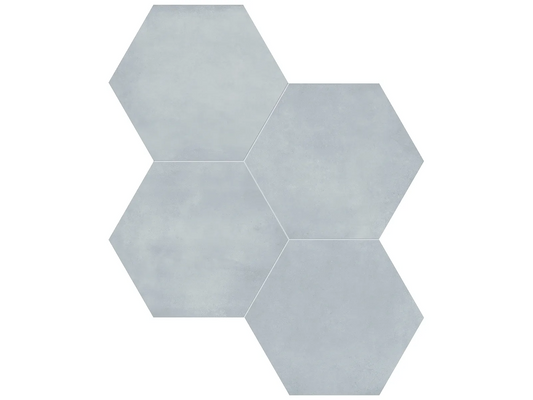 FORM  tide 7 x 8 hexagon matte porcelain floor tile