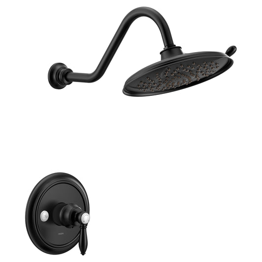 Moen WEYMOUTH Matte Black M-Core 3-Series shower faucet - S1311