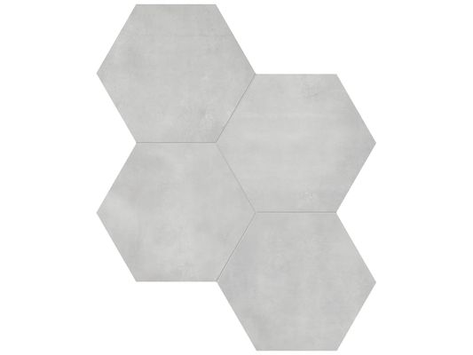 FORM  ice 7 x 8 hexagon matte porcelain tile