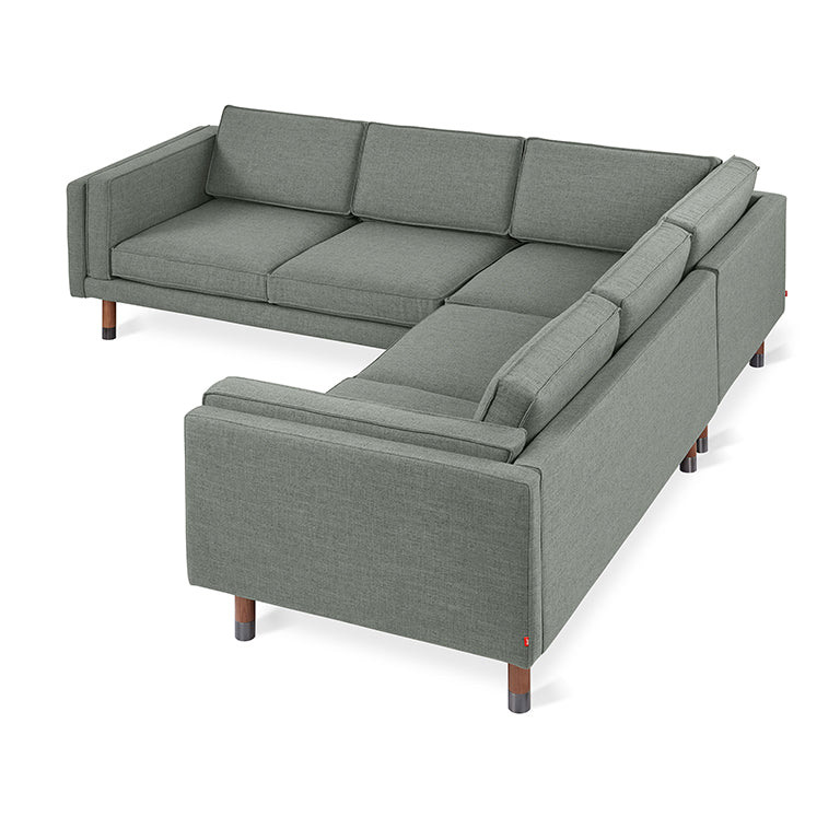 Gus* Modern AUGUSTA Caledon Cinder bi-sectional sofa