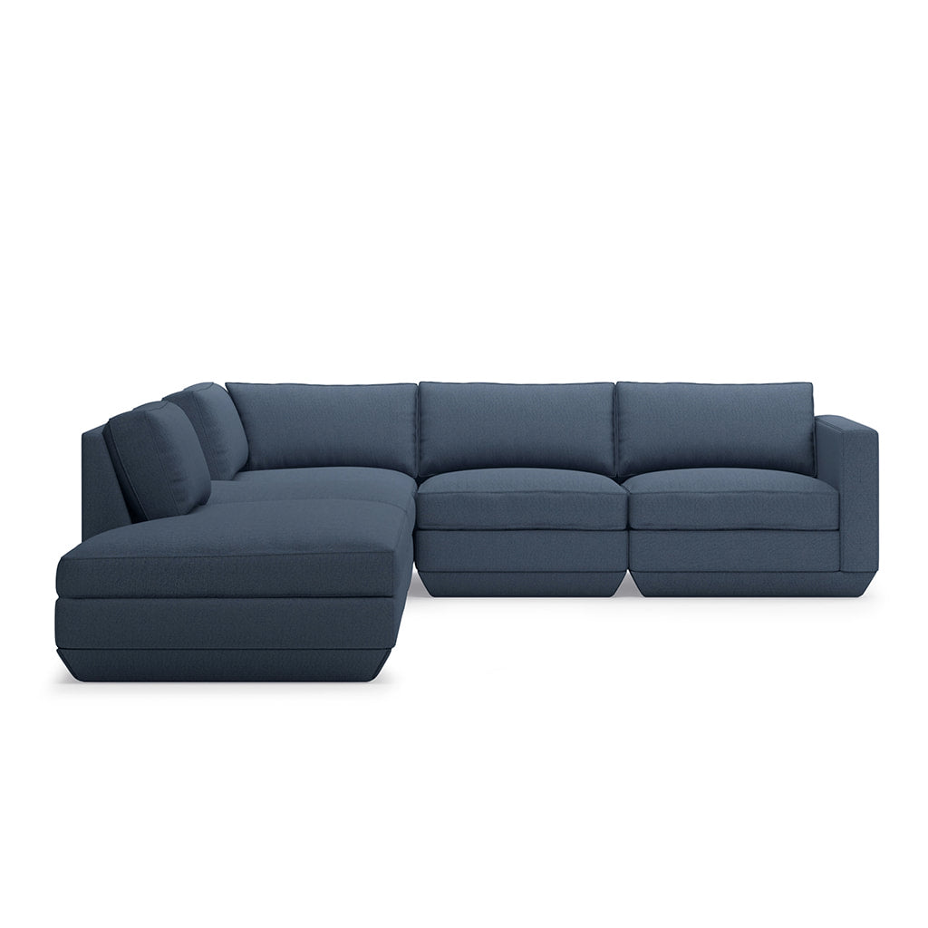 Gus* Modern PODIUM 5PC Seating Group A | Left - Hanson Navy